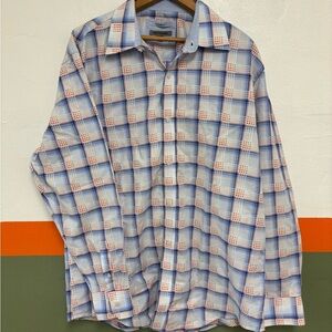 Johnston & Murphy Tailored Fit Button Down Size Large